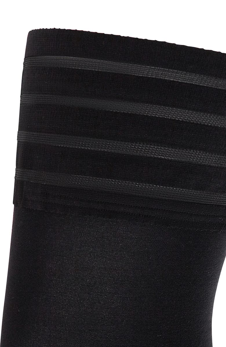 Wolford Velvet De Luxe 50 Stay-Up Stockings, Alternate, color, Black