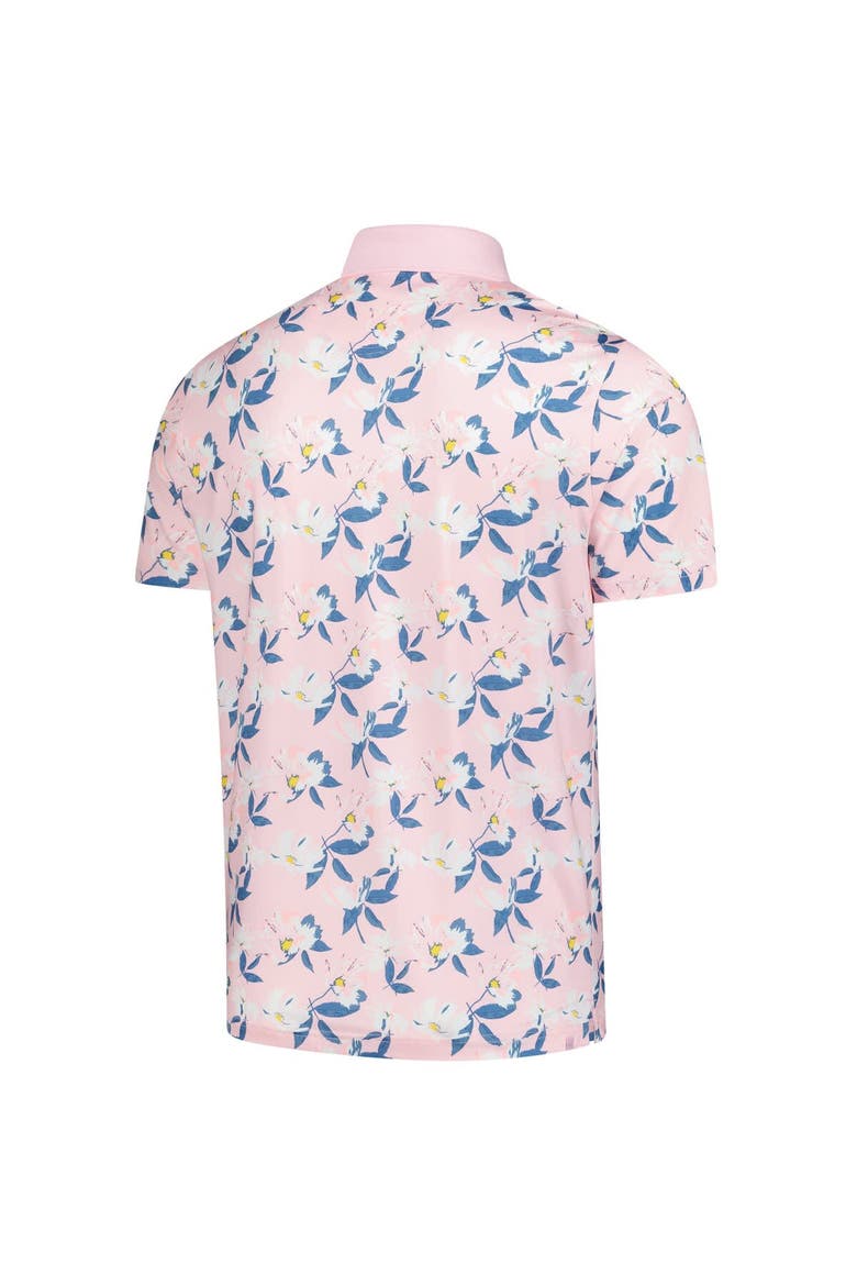 Men's Puma  Pink Arnold Palmer Invitational Springs Floral Polo, Alternate, color, Pink