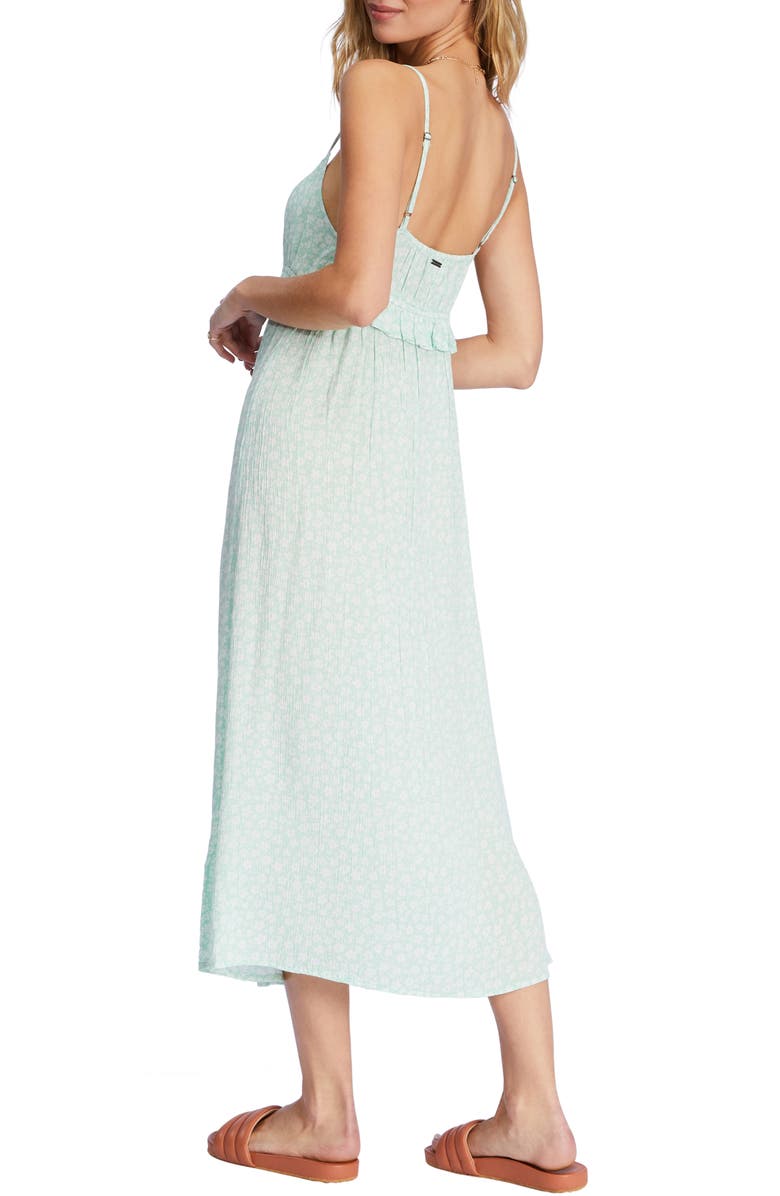 Billabong Rebel Heart Floral Midi Dress, Alternate, color, 