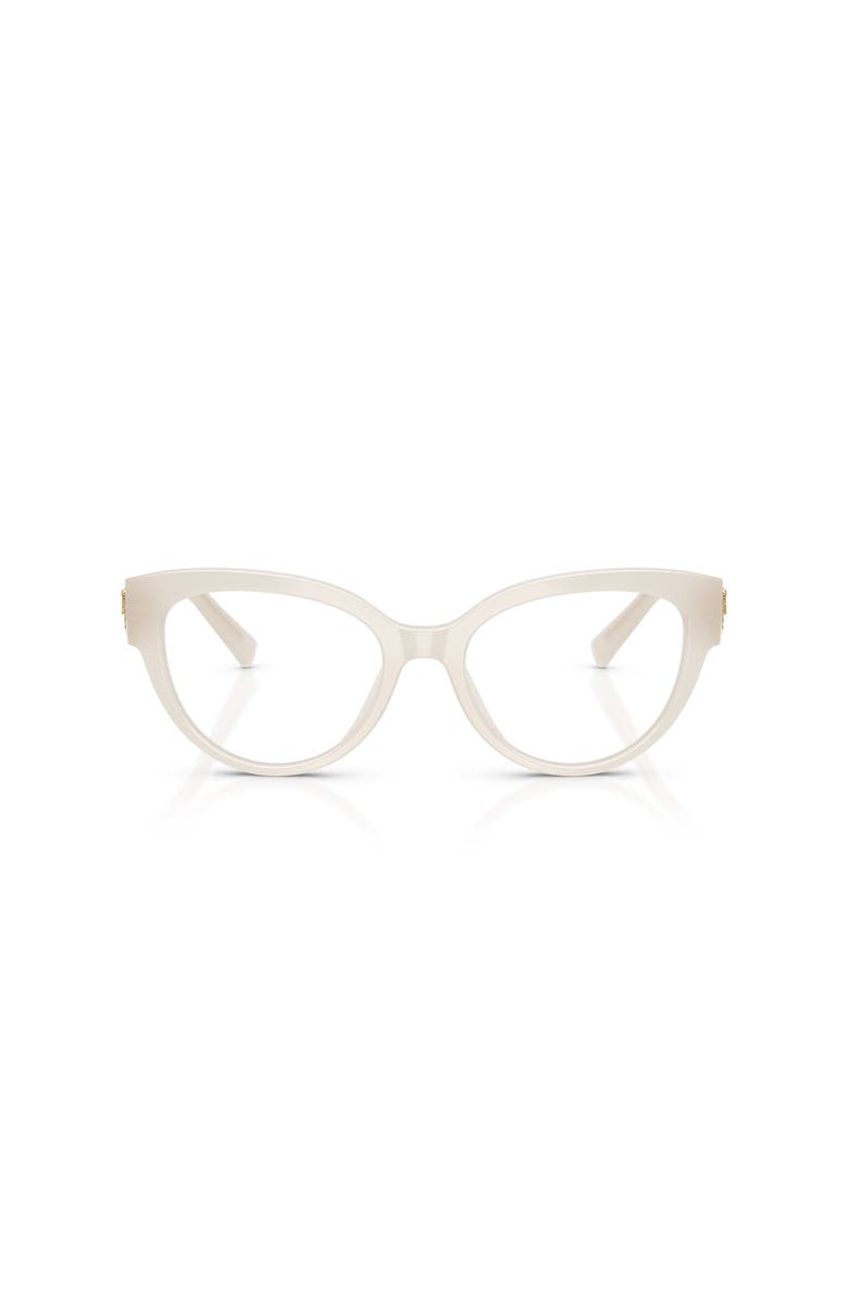 Dolce&Gabbana 52mm Cat Eye optical glasses, Alternate, color, White
