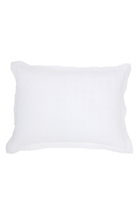 Owen Quilted Linen Pillow Sham
