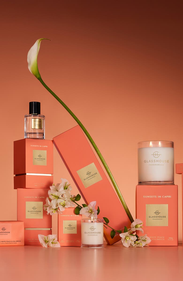 Glasshouse Fragrances Sunsets in Capri Reed Diffuser, Alternate, color, Sunsets In Capri