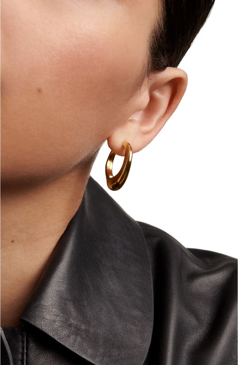 PDPAOLA Riba Hoops, Alternate, color, Gold