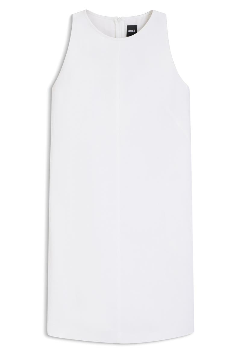 Dinderal Linen Blend Minidress, Alternate, color, BRIGHT WHITE