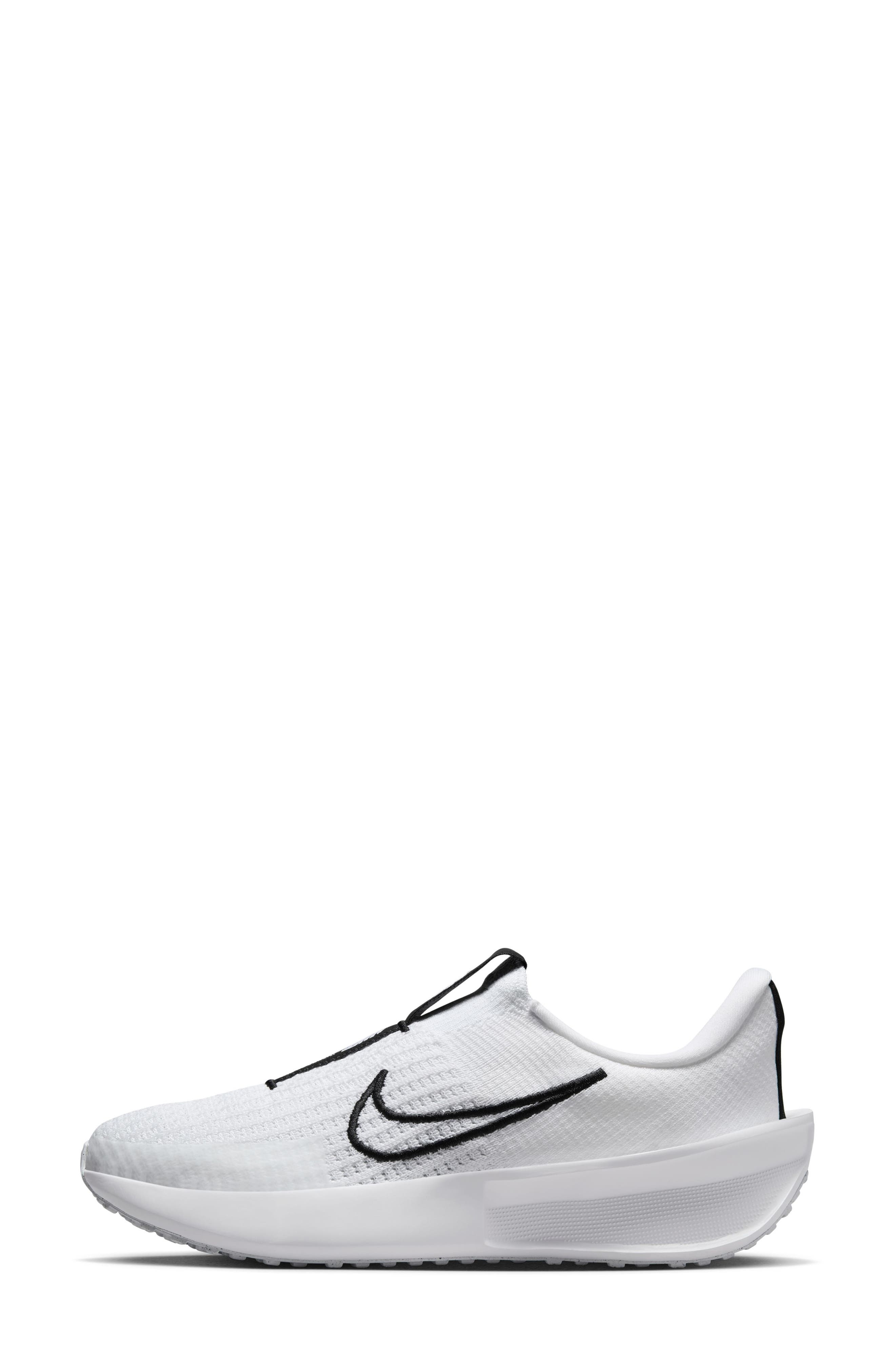 Nike Interact Run EasyOn Running Sneaker, Alternate, color, White/ Black/ White