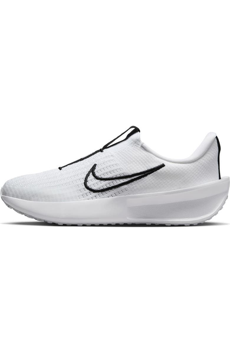 Nike Interact Run EasyOn Running Sneaker, Alternate, color, White/ Black/ White