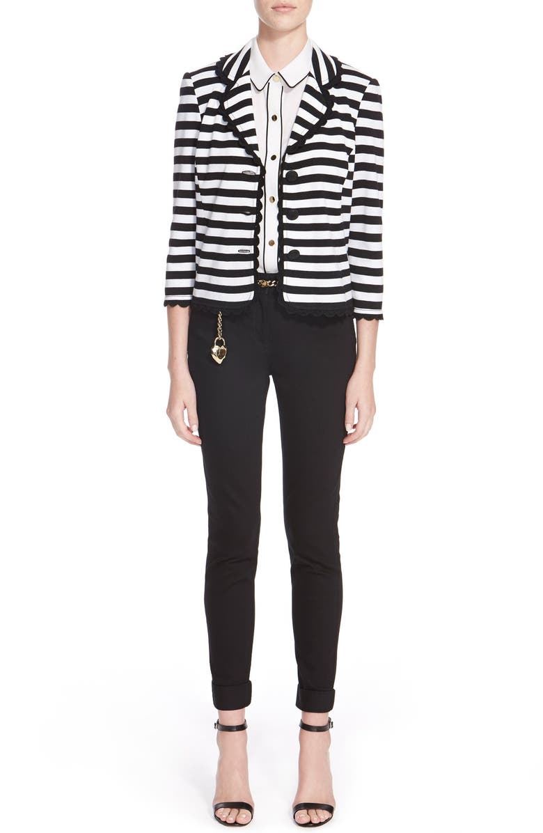 St. John Collection Silk Crepe Shell, Alternate, color, 