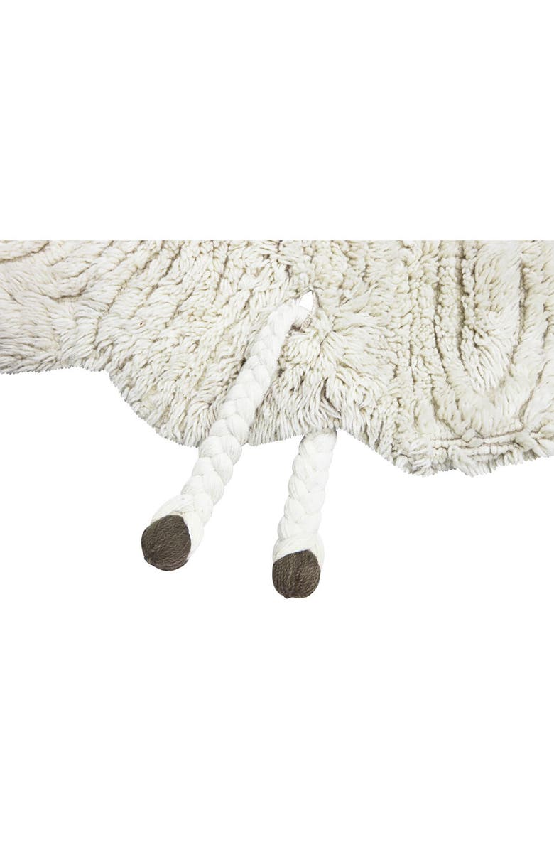Lorena Canals Washable Sheep Wool Sheep Rug, Alternate, color, Sheep White