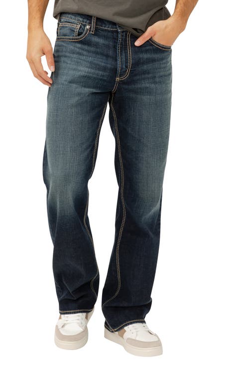 Zac Relaxed Fit Straight Leg Jeans (Classical) (Regular, Big & Tall)