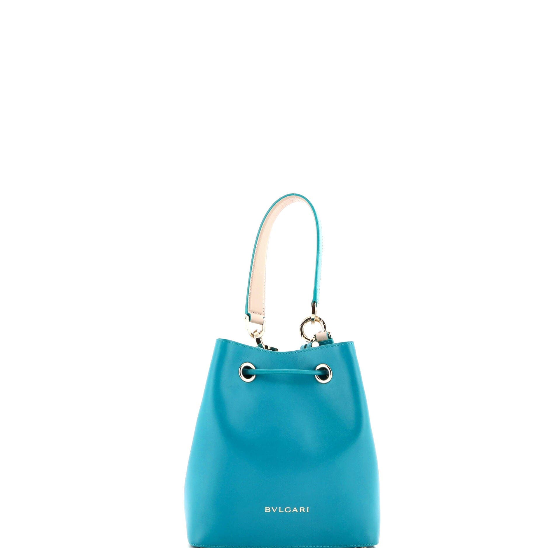 B.Zero1 Bucket Bag Leather, Alternate, color, Blue