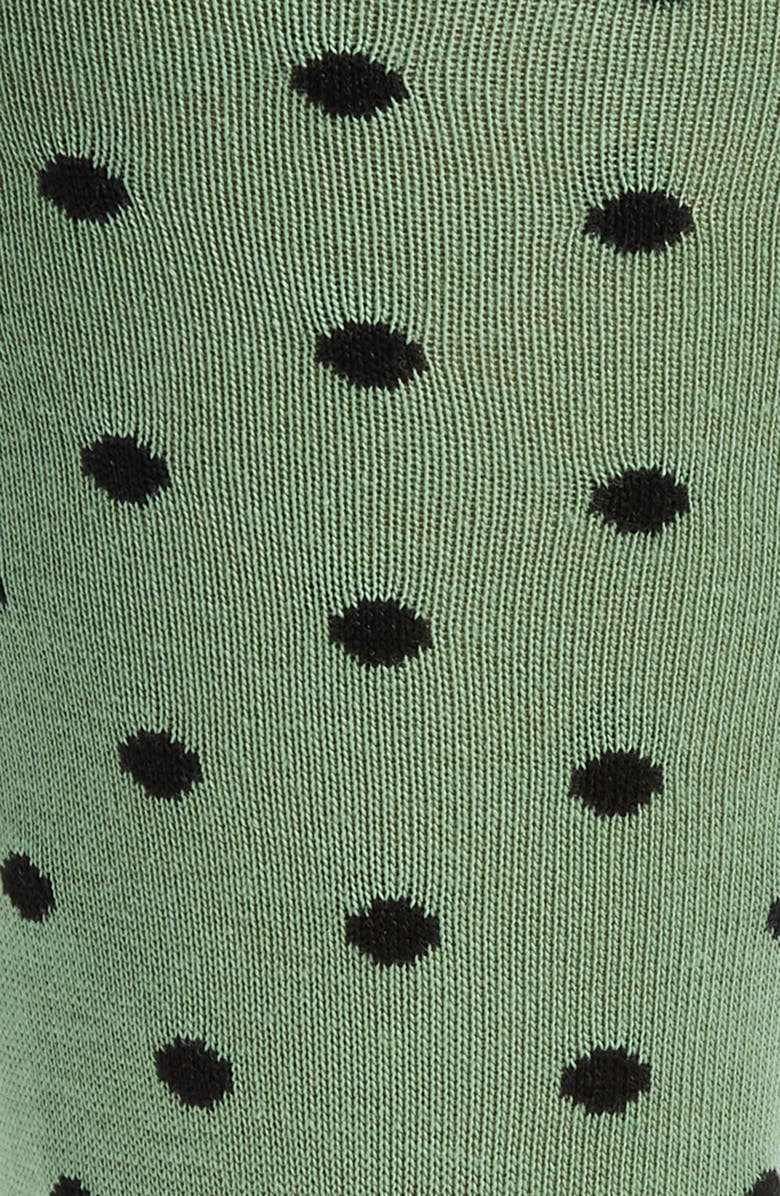 Fernando Polka Dot Cotton Blend Dress Socks
