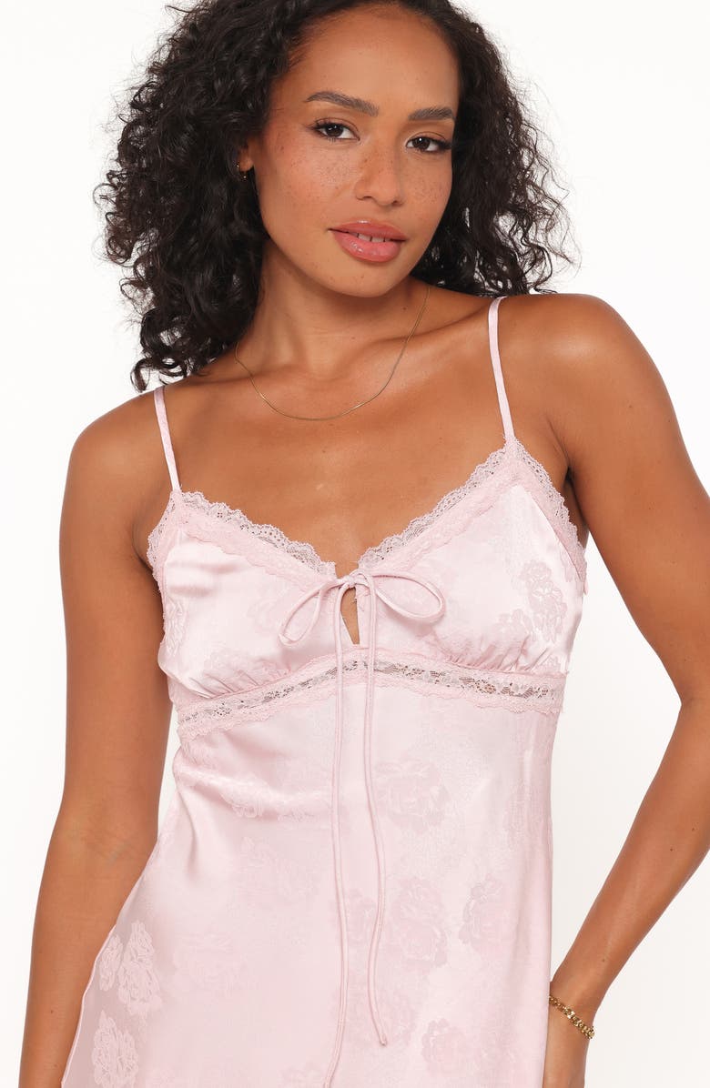 Petal & Pup Melita Lace Sleeveless Maxi Dress, Alternate, color, Pink