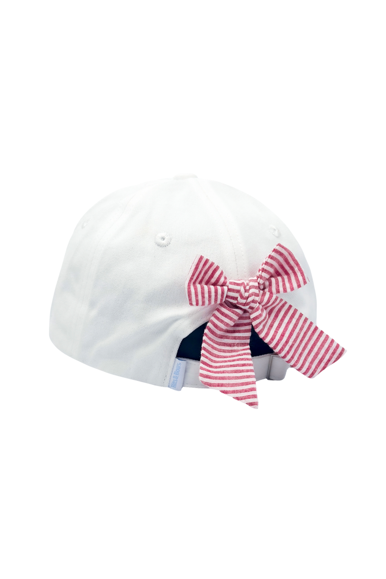 Georgia Bulldogs Bow Baseball Hat, Alternate, color, White