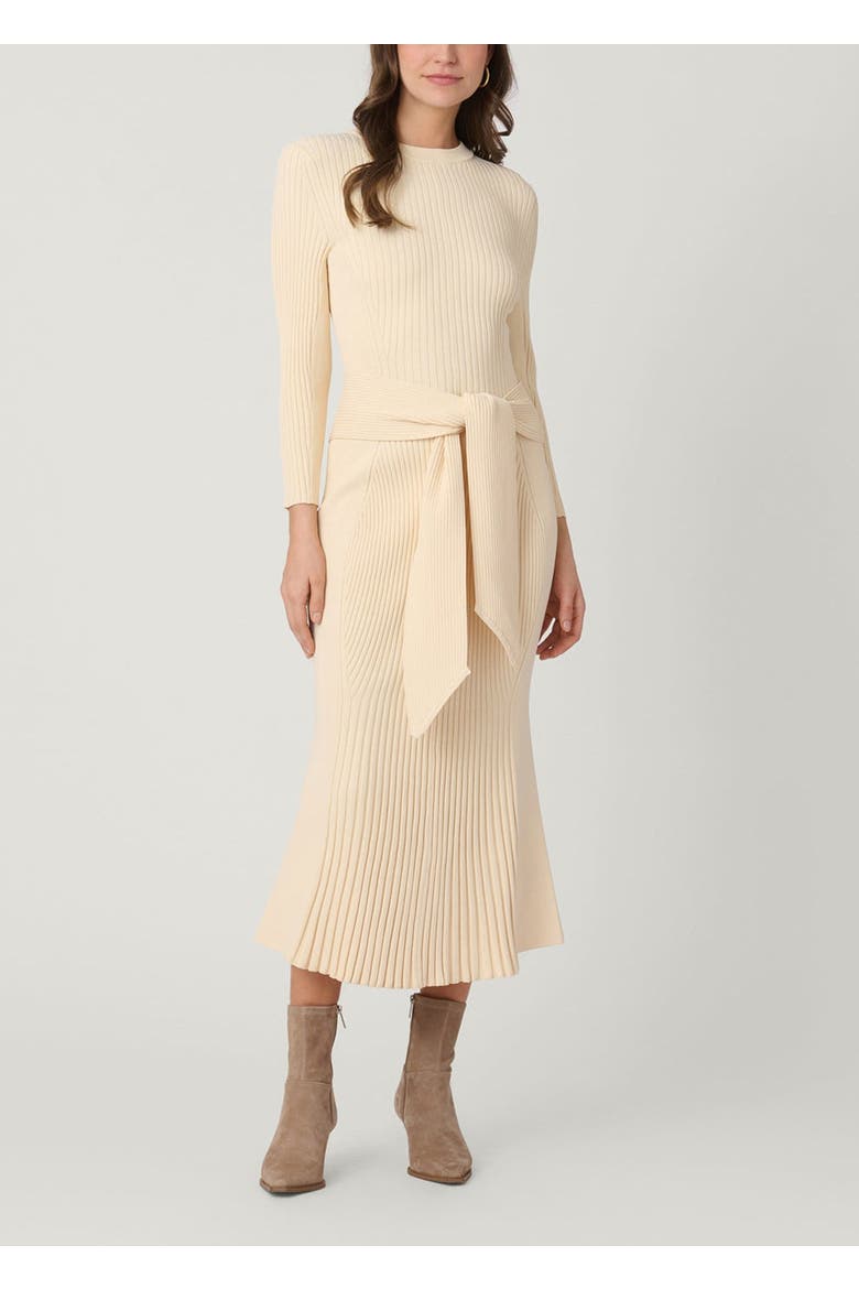 Sam Tie Knit Dress, Main, color, Cream