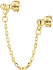 st. Moran Hanging Double Piercing Single Earring