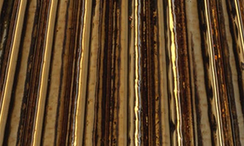 Zodax Set Of 2 Dembe Glass Tree Figurines In Gold