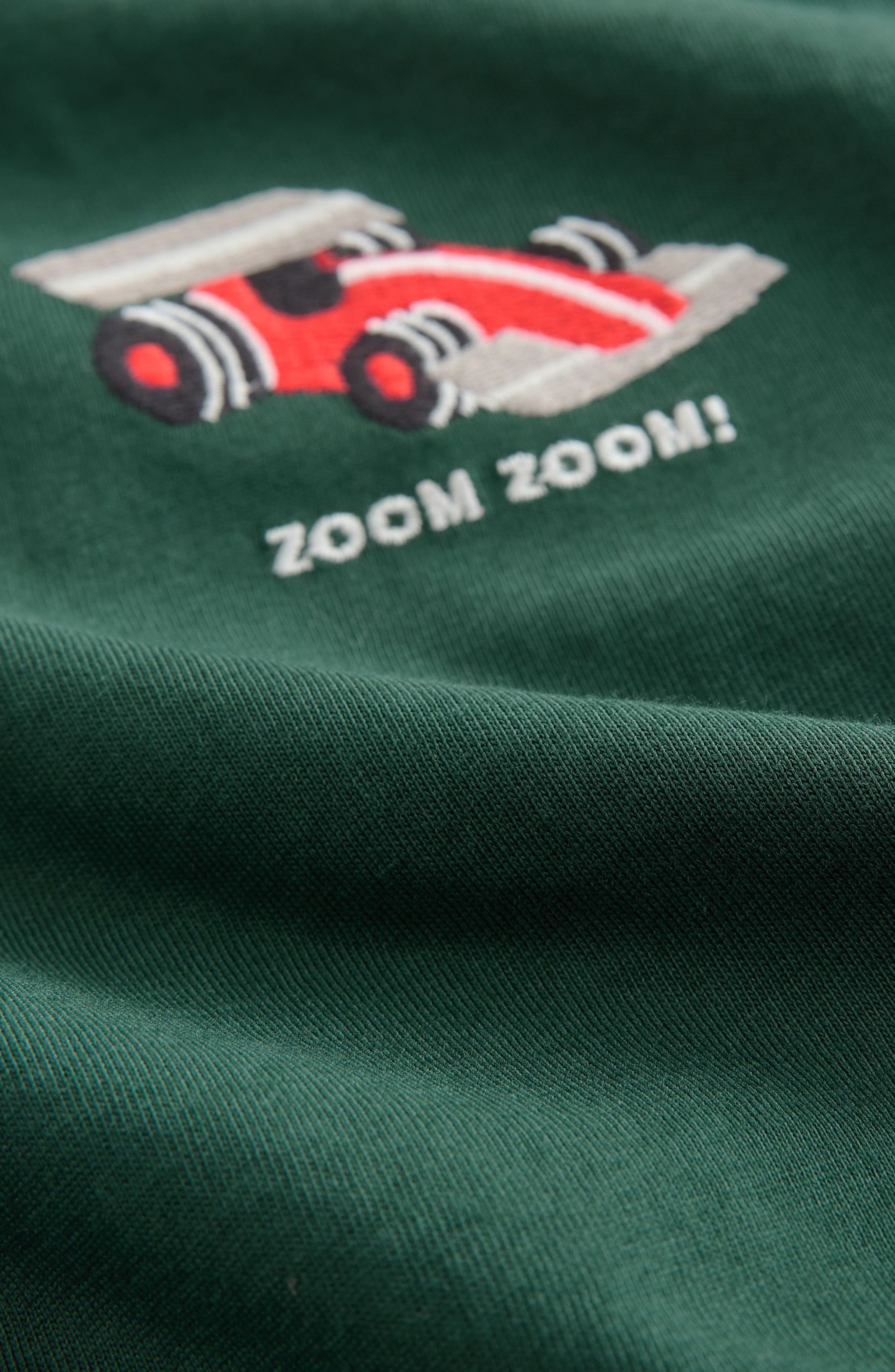 NEXT Kids' Race Car Embroidered Cotton T-Shirt — фото 5