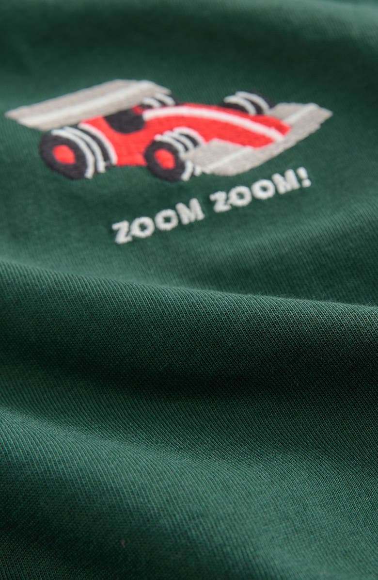 NEXT Kids' Race Car Embroidered Cotton T-Shirt, Alternate, color, Green