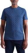 Bugatchi Geo Textured Cotton T-Shirt