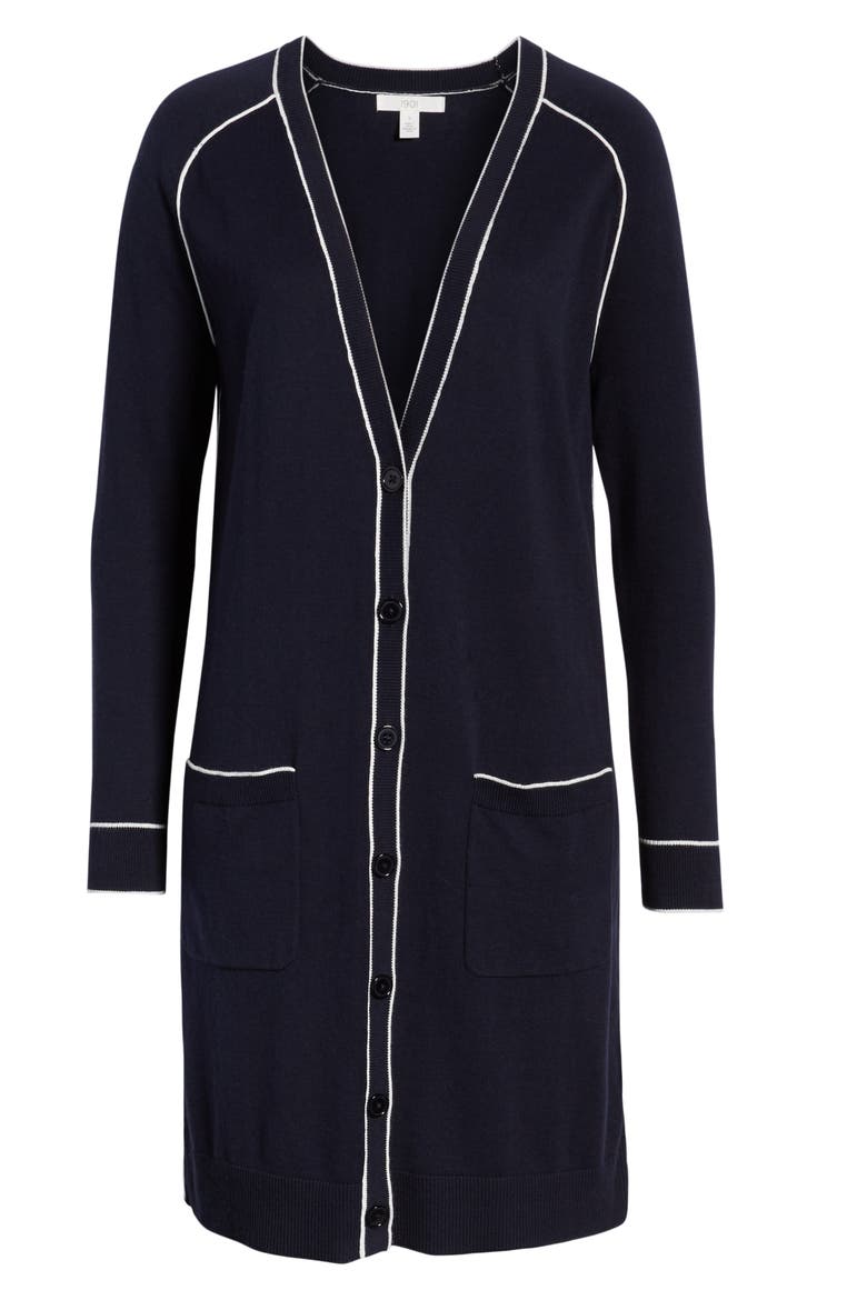 Longline Cardigan, Alternate, color, NAVY NIGHT