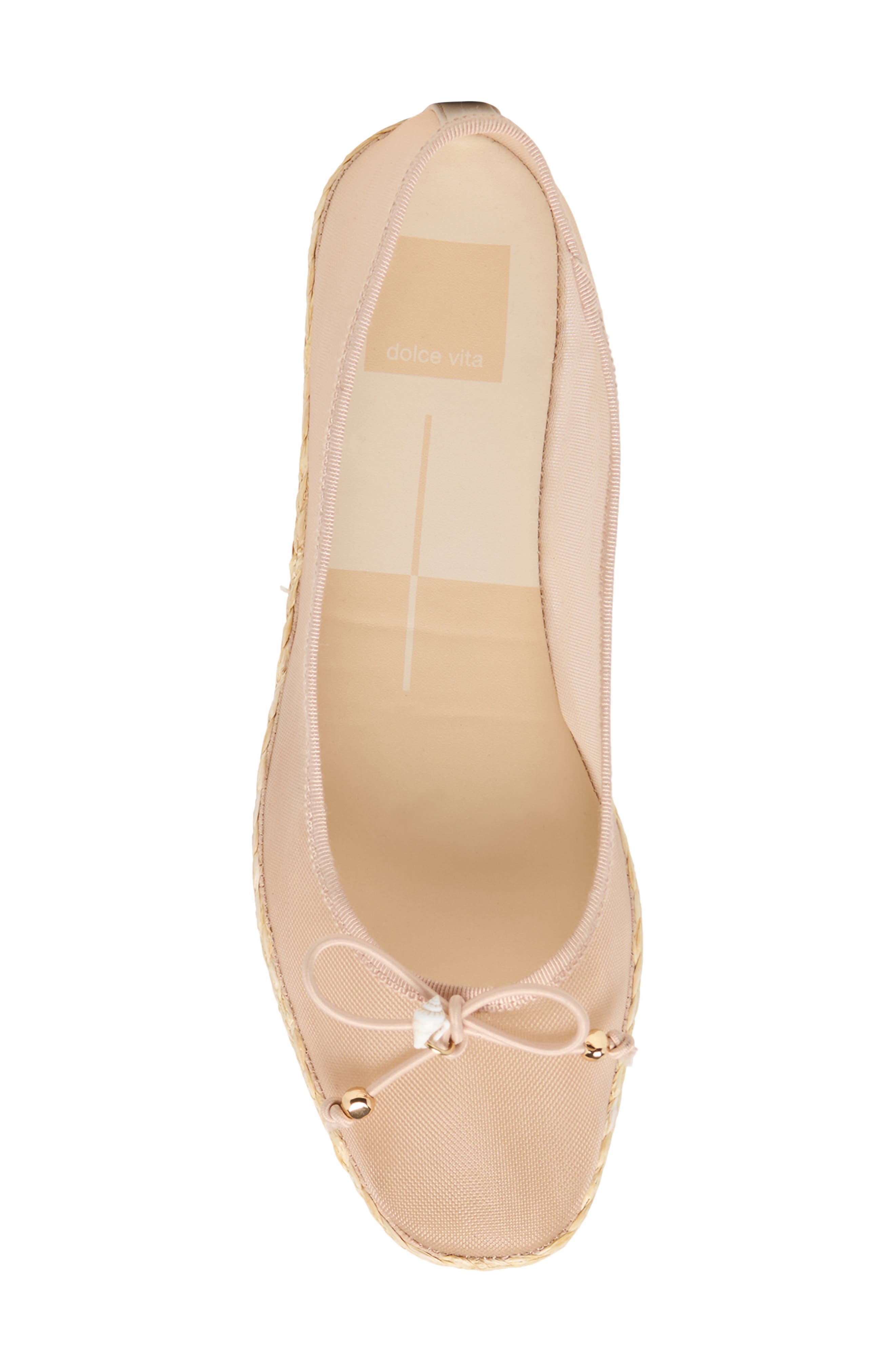 Dolce Vita Tianna Mesh Ballet Flat, Alternate, color, Blush Mesh