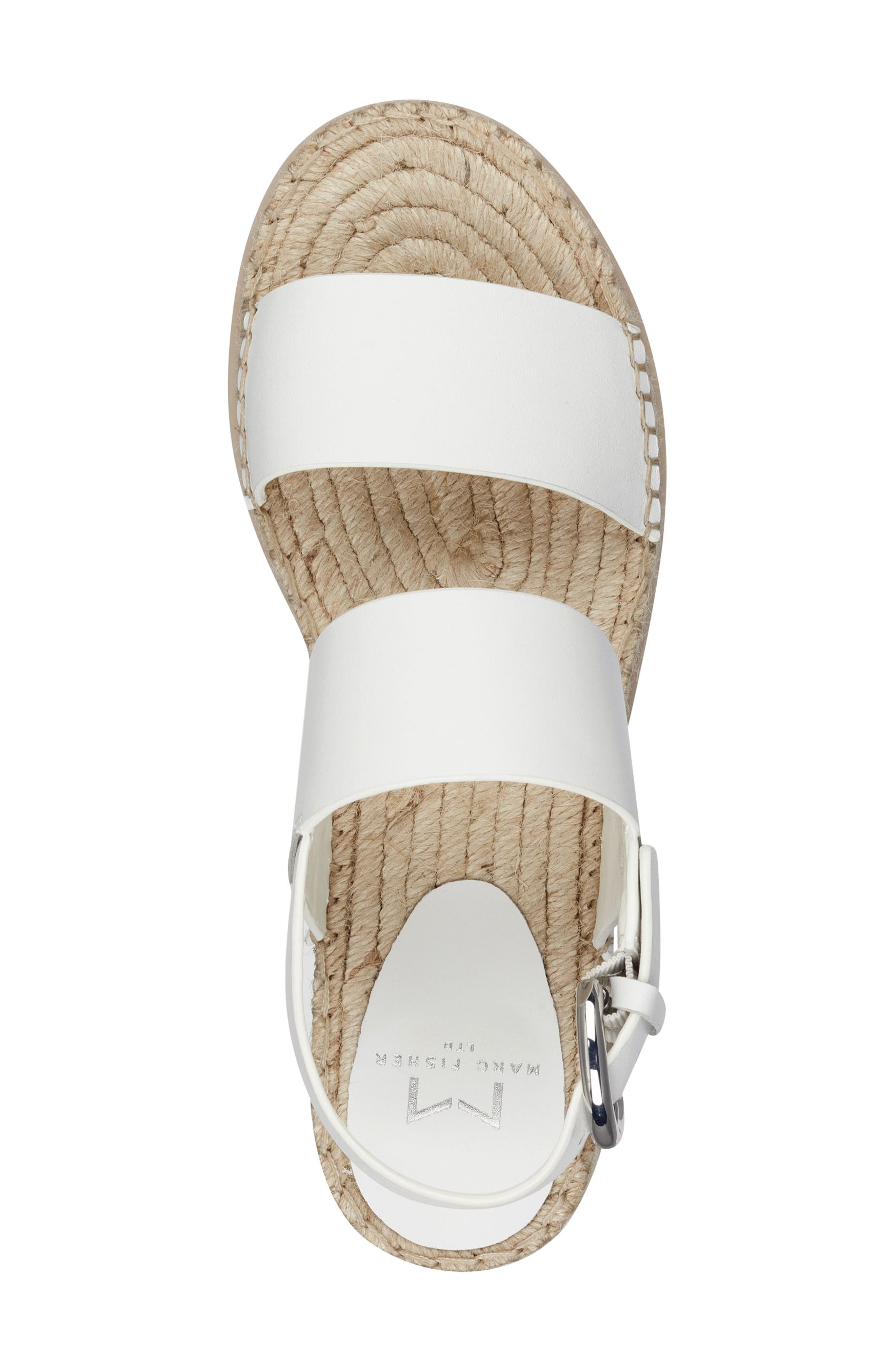 Phebe 2 Espadrille Sandal, Alternate, color, WHITE LEATHER