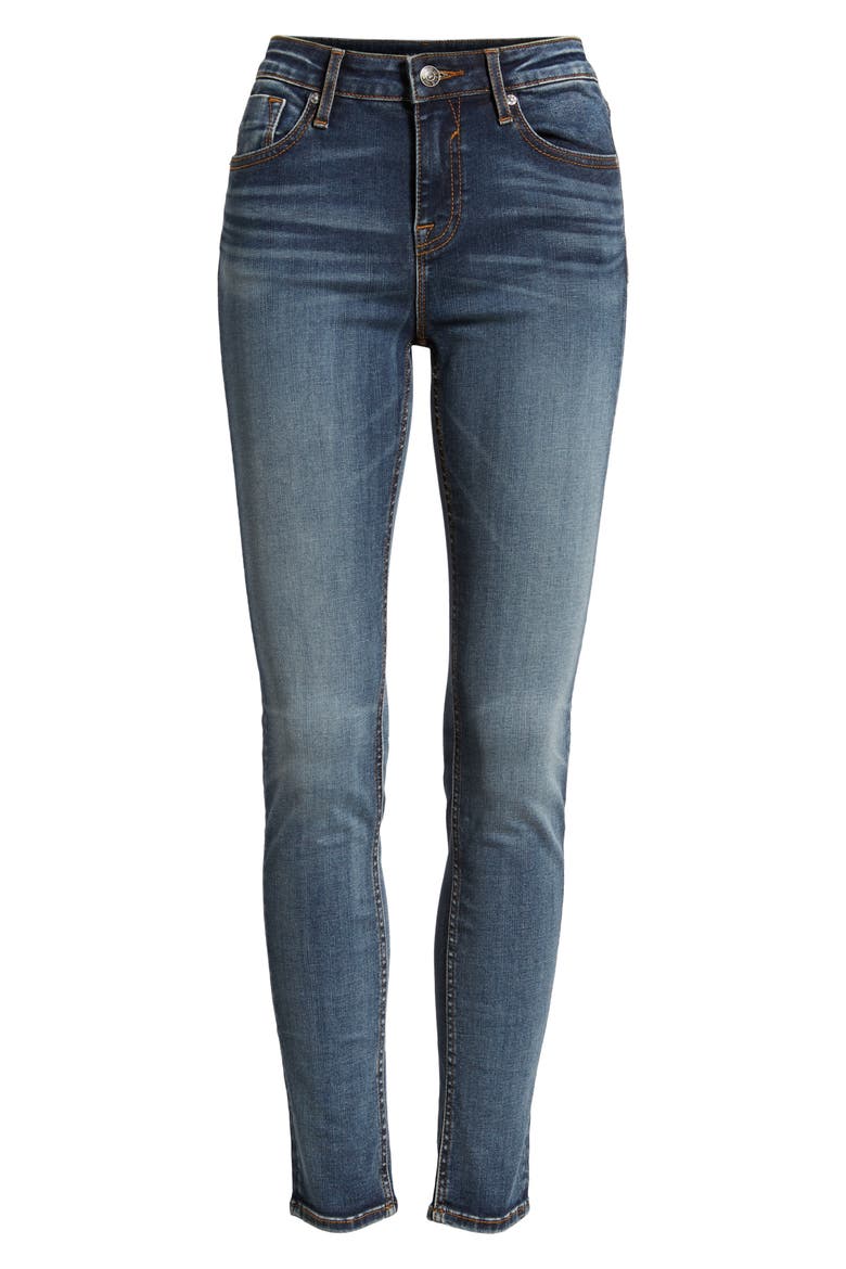 Marley Skinny Jeans, Alternate, color, MED WASH