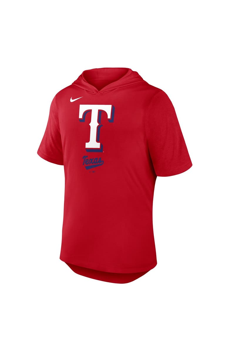 Nike Men's Nike Red Texas Rangers Tri-Blend Hoodie T-Shirt, Alternate, color, Red