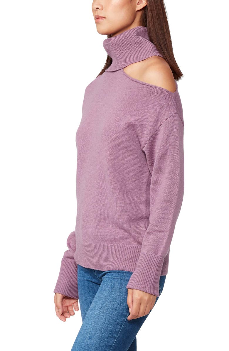 PAIGE Raundi Shoulder Cutout Wool Blend Sweater, Alternate, color,