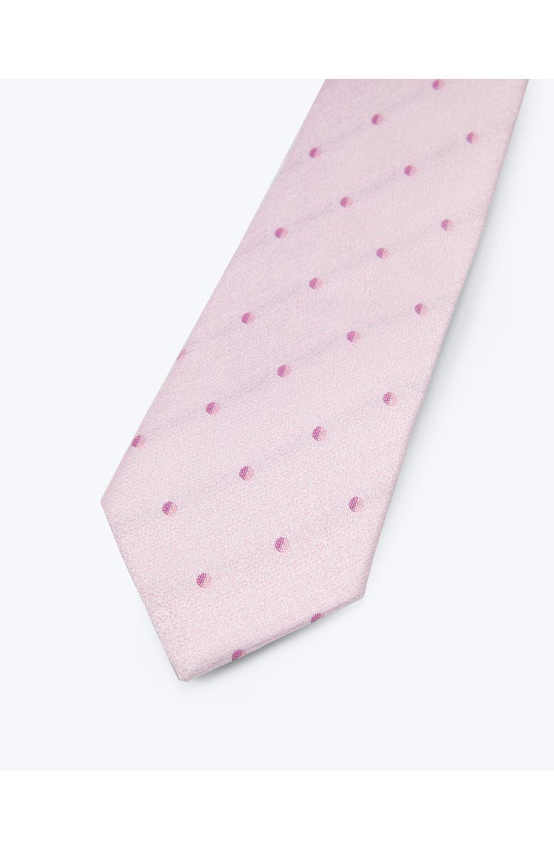 Knottery & Co Petal Dot Silk Jacquard Tie, Alternate, color, Pink