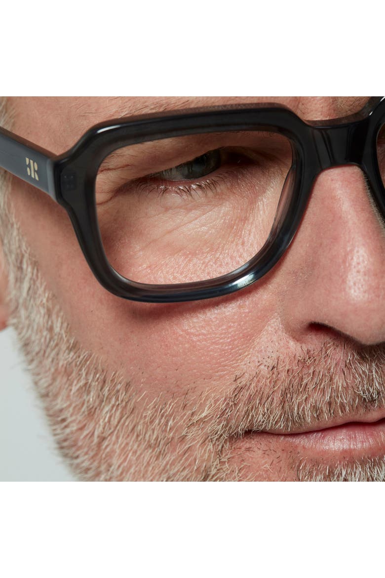 Reuben Blue Light Glasses, Alternate, color, Black