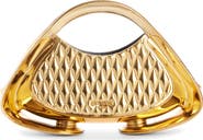 Balmain Medium Jolie Madame Quilted Faux Leather Top Handle Bag