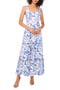 Sleeveless Drop Waist Tiered Maxi Dress