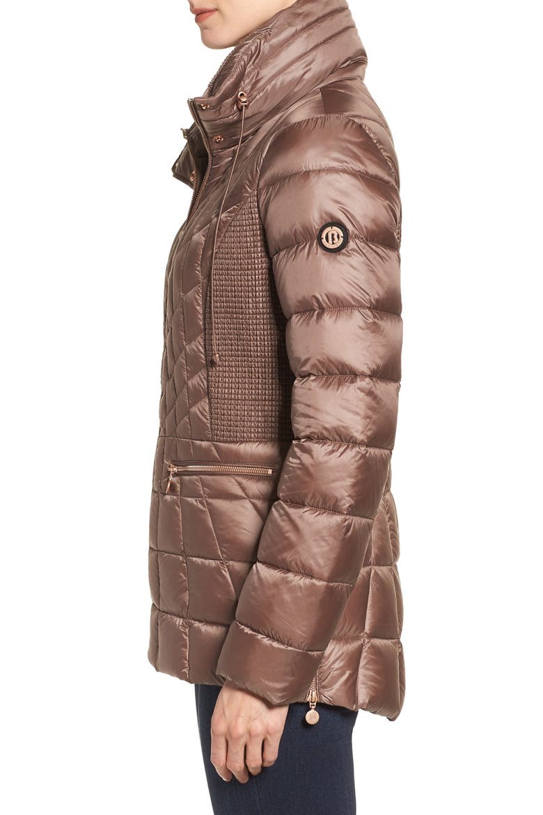 Packable Jacket with Down & PrimaLoft® Fill, Alternate, color, CHESTNUT/ ASH BROWN