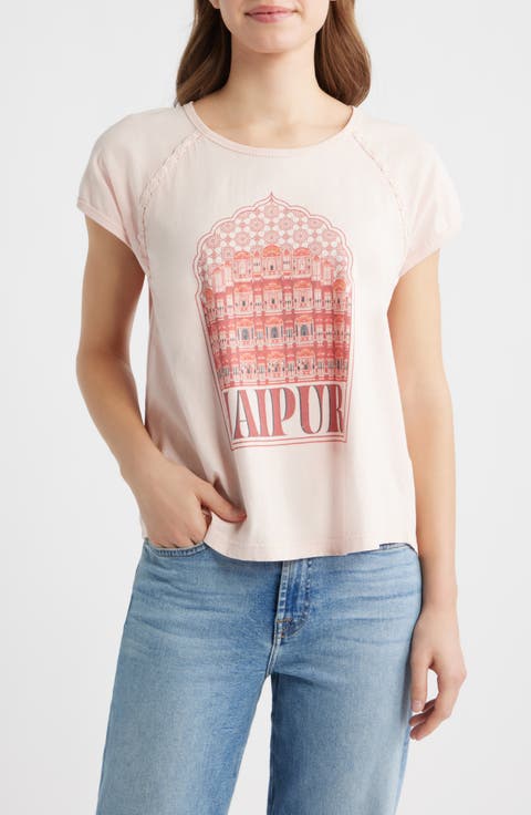 Crochet Detail Muscle T-Shirt