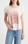 CITY BLUES Crochet Detail Muscle T-Shirt