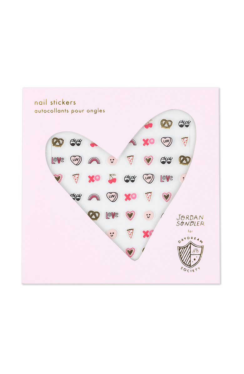 Daydream Society Love Notes Valentine
s Day Nail Stickers, Main, color, Assorted Pre-Pack