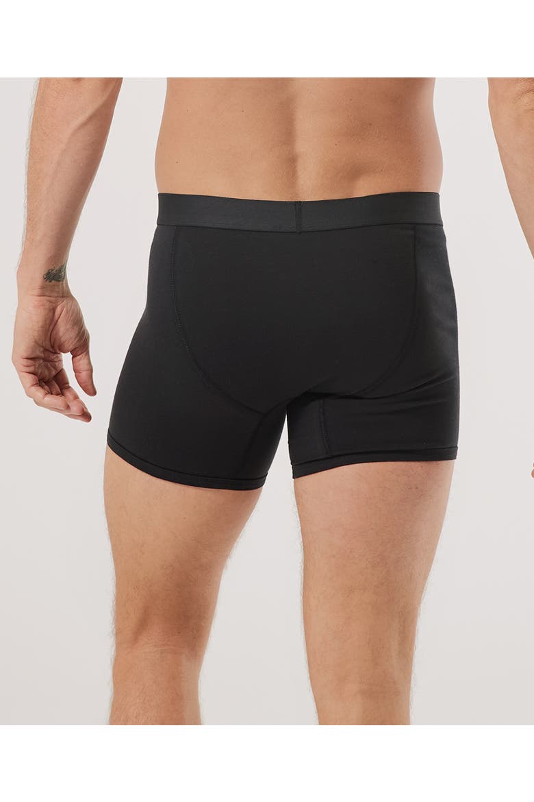 Organic Cotton Everyday Boxer Brief 4-Pack, Alternate, color, Black