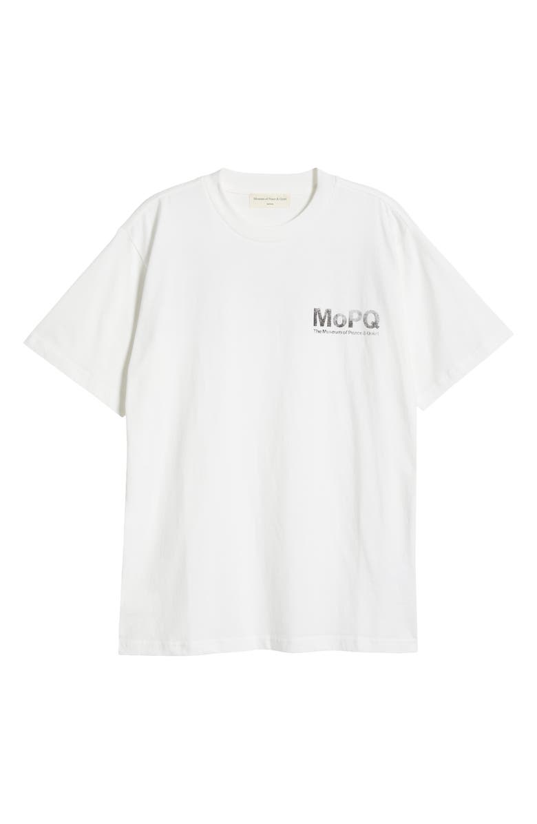 Museum of Peace & Quiet Contemporary Cotton Graphic T-Shirt, Alternate, color, White