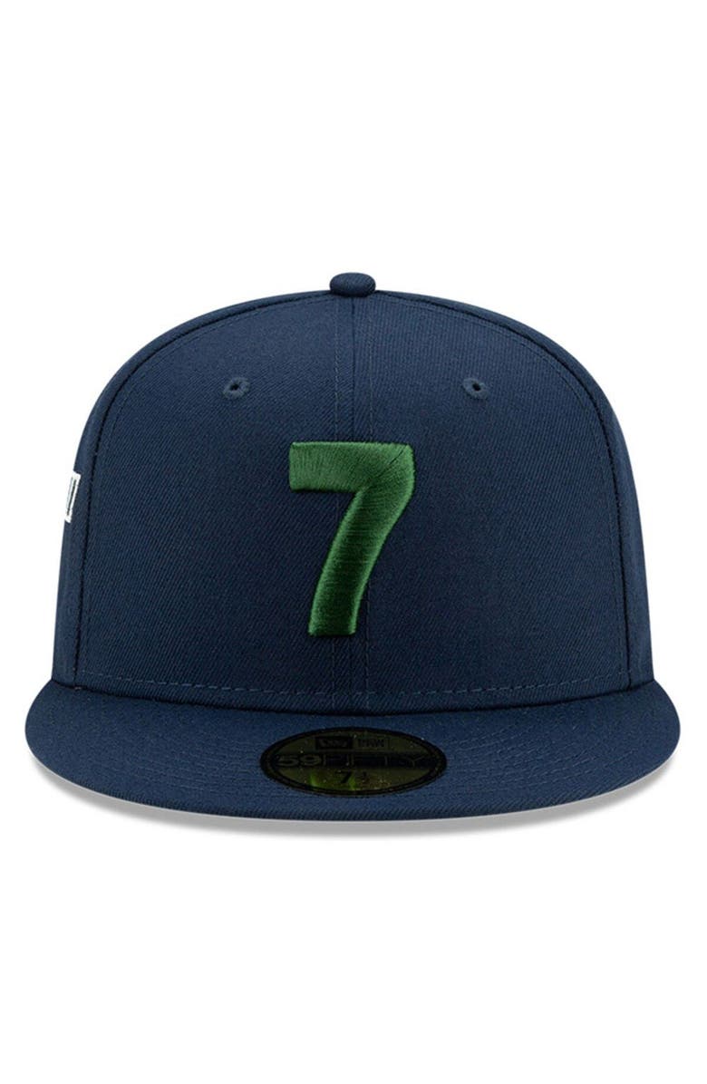 New Era Men's New Era x Compound Navy Utah Jazz 7 OTC 59FIFTY Fitted Hat, Alternate, color, 