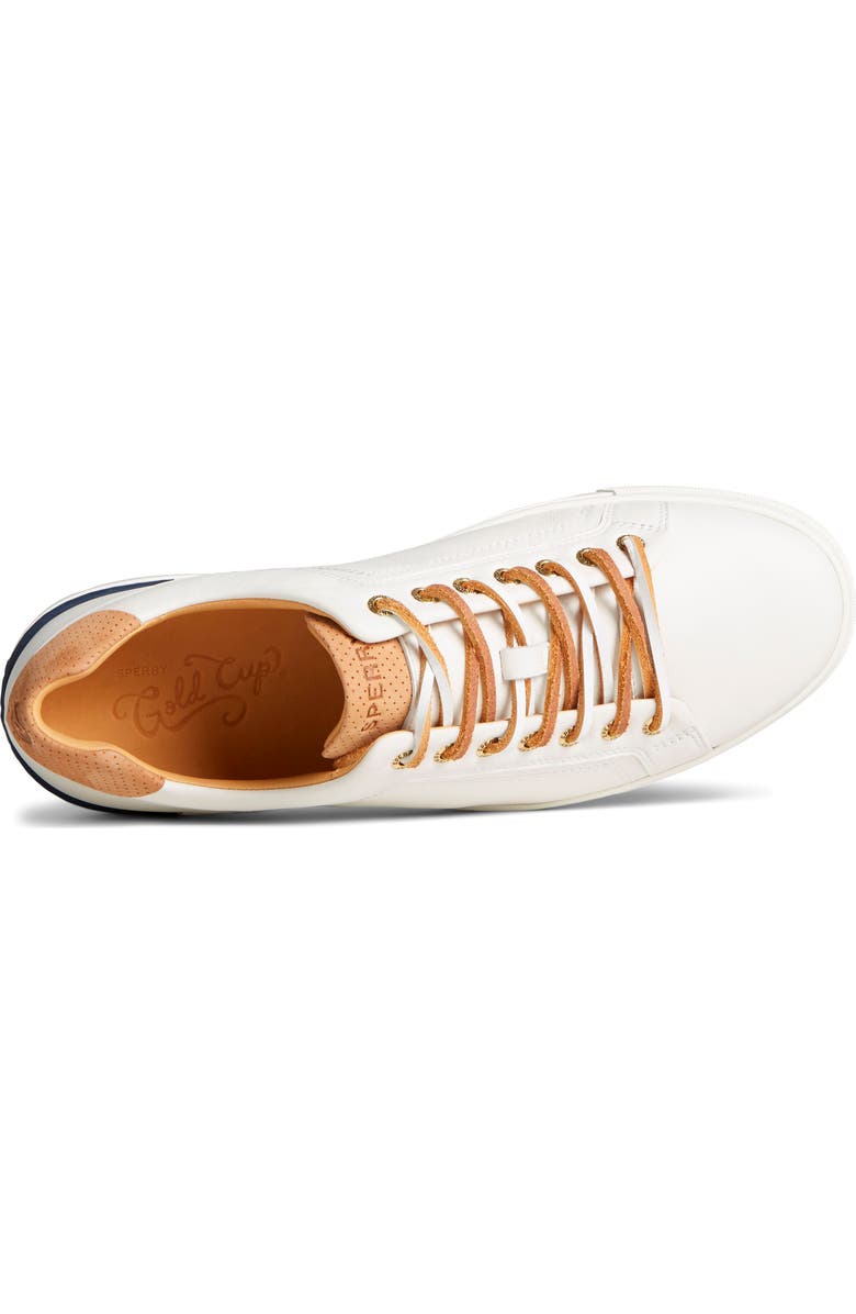 Sperry Gold Victura Leather Low Top Sneaker, Alternate, color,