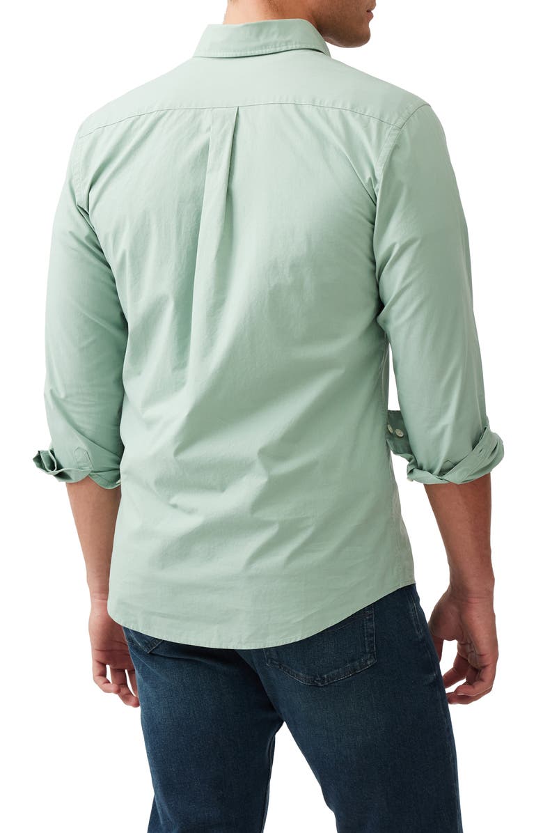 Rodd & Gunn Hendrick Cotton Button-Down Shirt, Alternate, color, Thyme