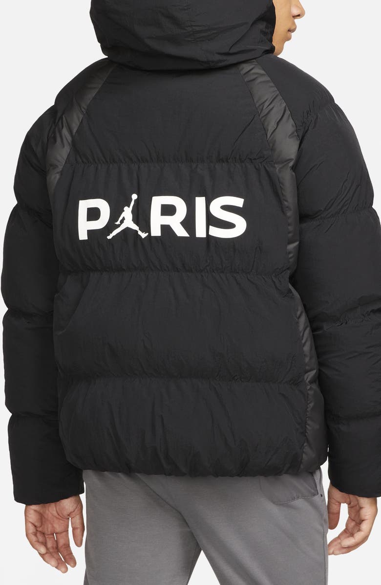 Nike Paris Saint Germain Hooded Puffer Coat, Alternate, color, 