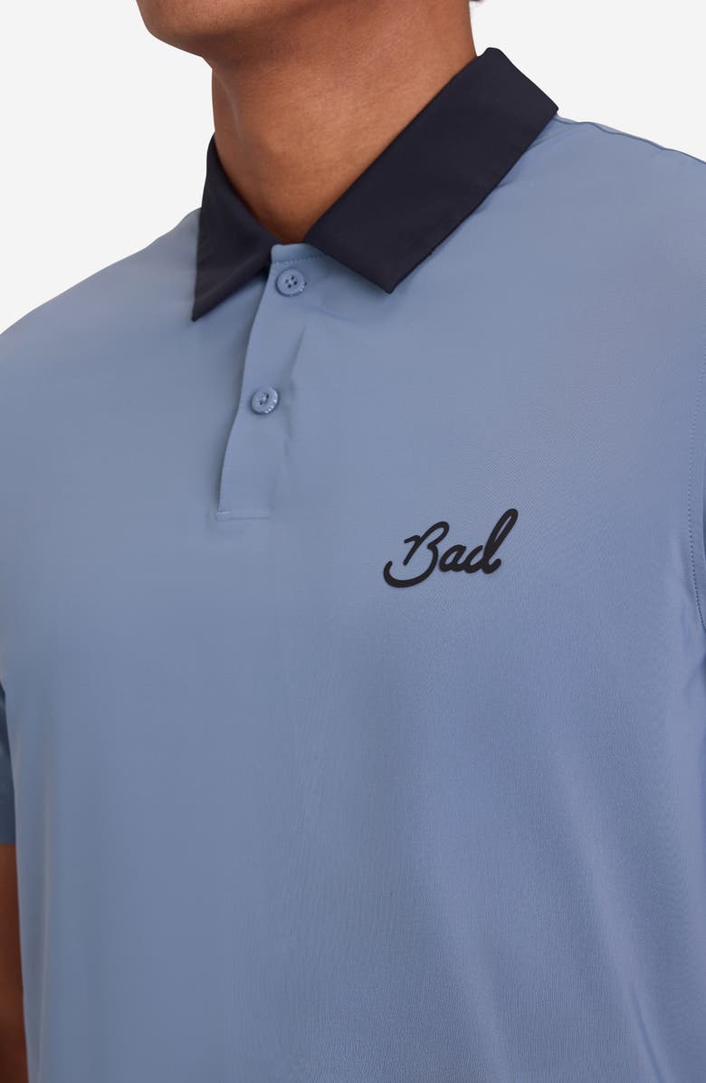 Bad Birdie Vapor Cooling Performance Polo, Alternate, color, Blue Mirage