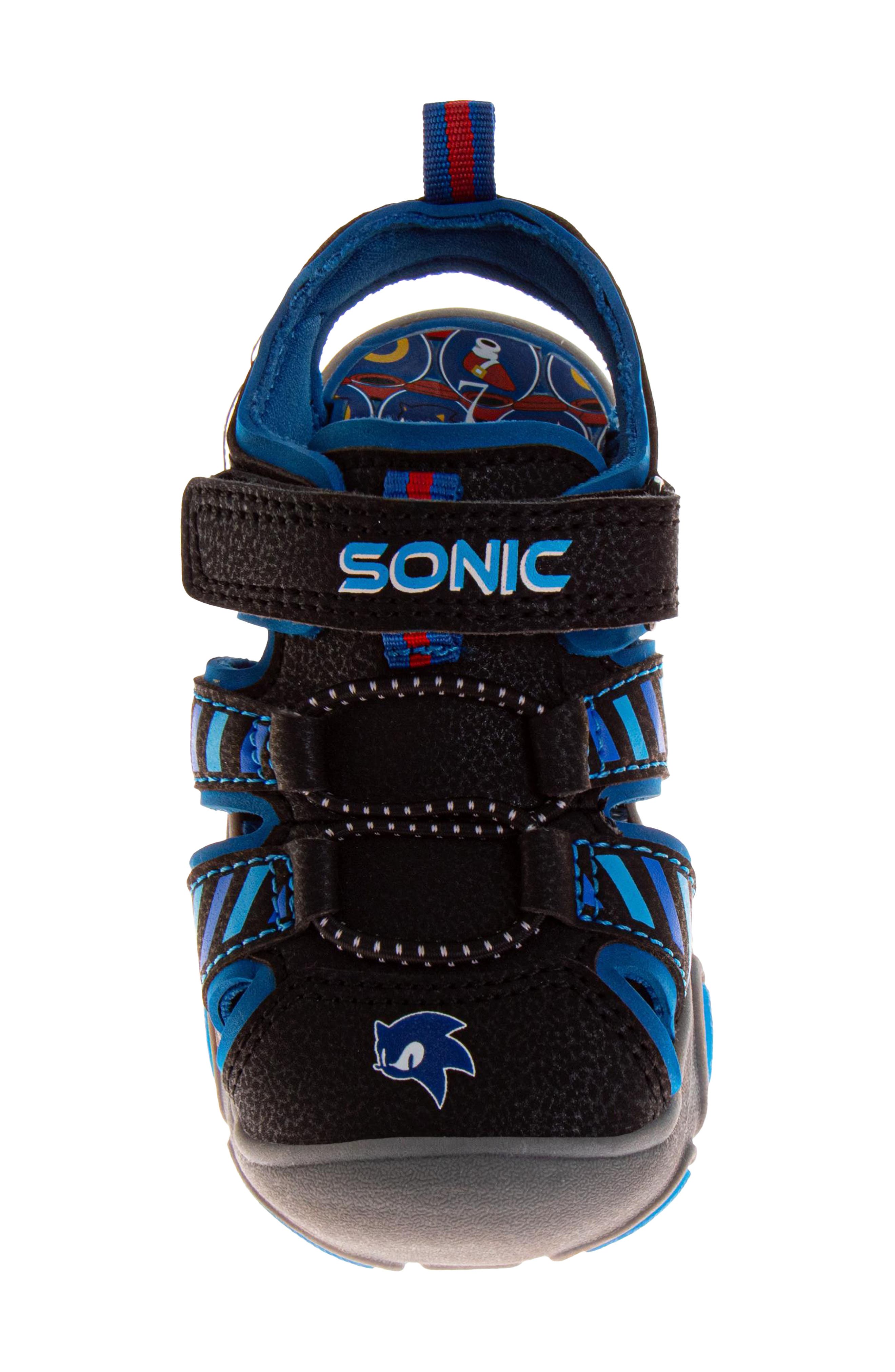 Kids' Sonic The Hedgehog Sneaker, Alternate, color, BLUE/BLACK