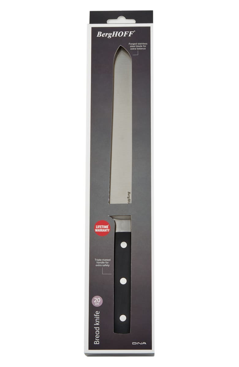 BergHOFF DiNA Gene 8-Inch Bread Knife, Alternate, color, Black