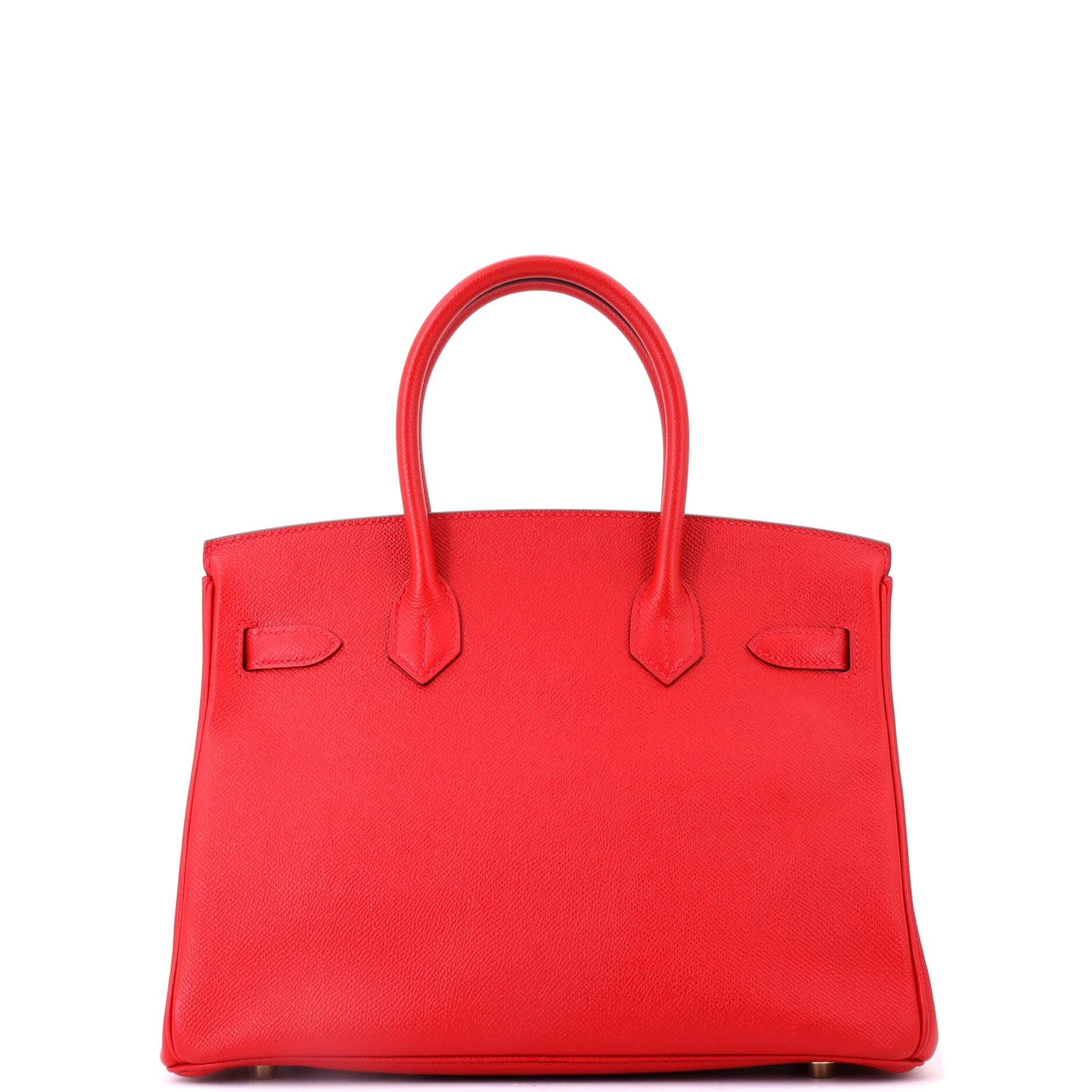 Pre-Owned Hermes Birkin Handbag Red Epsom with Gold Hardware 30, Alternate, color, Rouge Vif