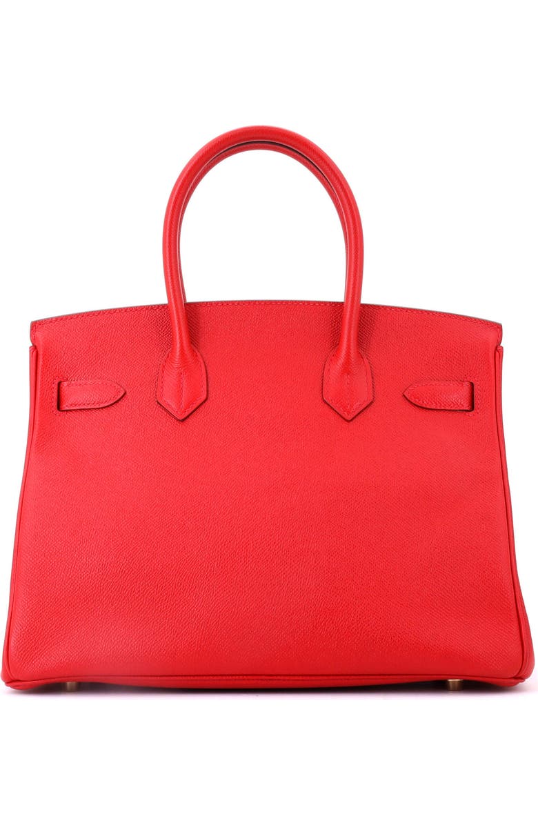 Pre-Owned Hermes Birkin Handbag Red Epsom with Gold Hardware 30, Alternate, color, Rouge Vif