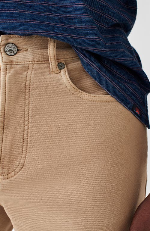 Faherty Stretch Terry 5-pocket Pants In Brown