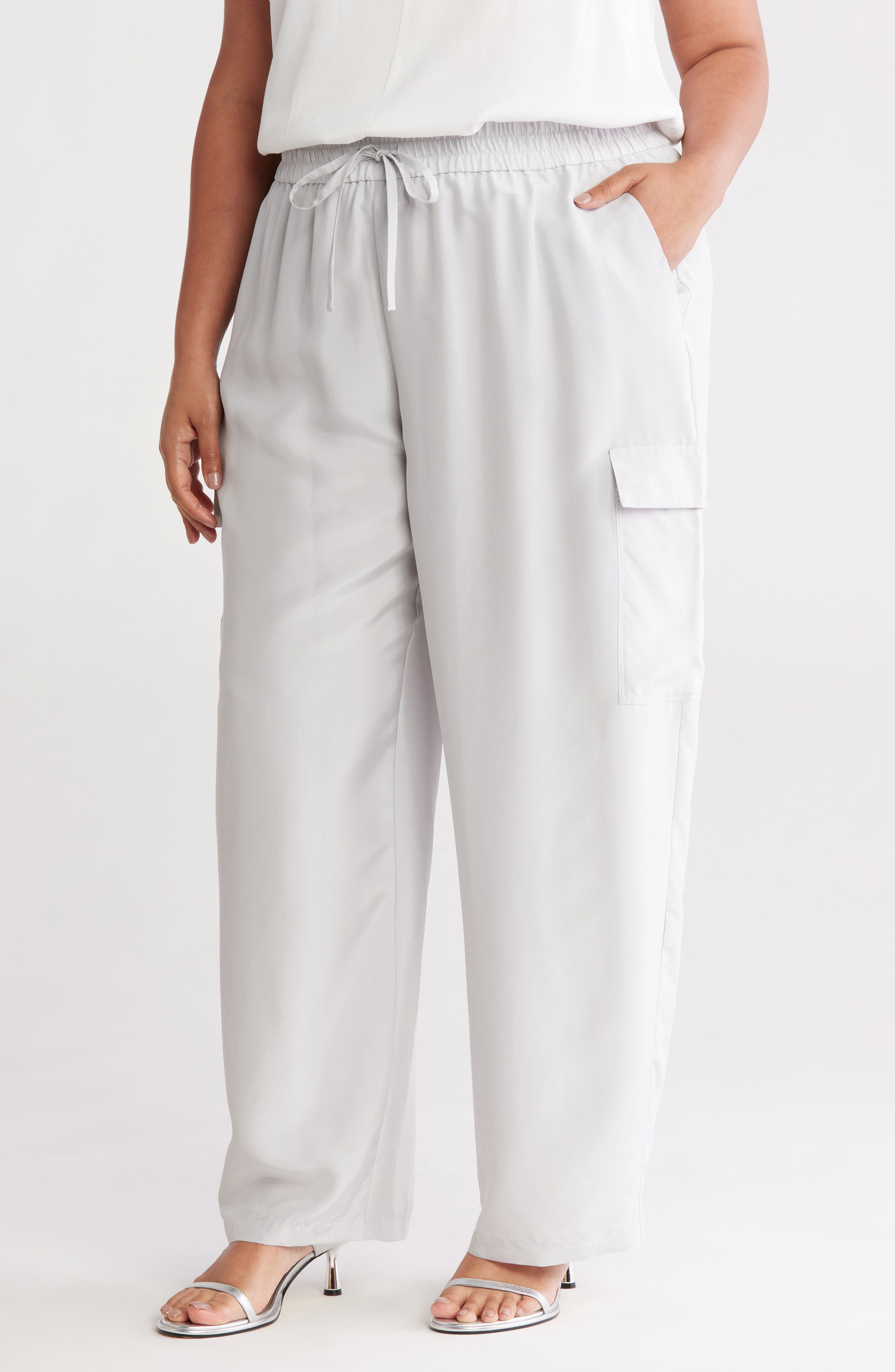 Eileen Fisher Silk Cargo Pants